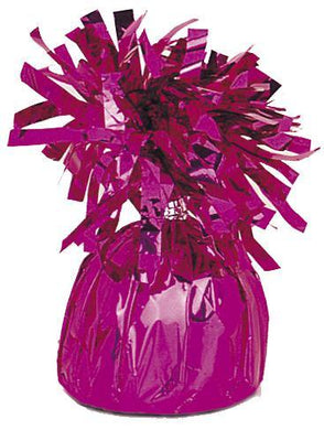 Hot Pink Foil Balloon Weight - The Base Warehouse