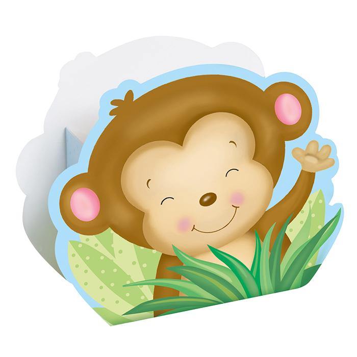 8 Pack Baby Shower Monkey Favor Boxes