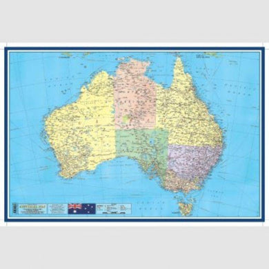 Educational Chart - Map of Australia - 76cm x 50.5cm - The Base Warehouse