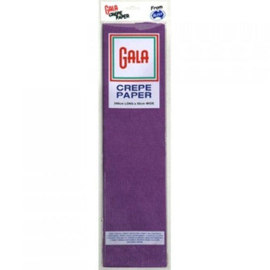 Gala Purple Crepe - 100cm x 50cm - The Base Warehouse