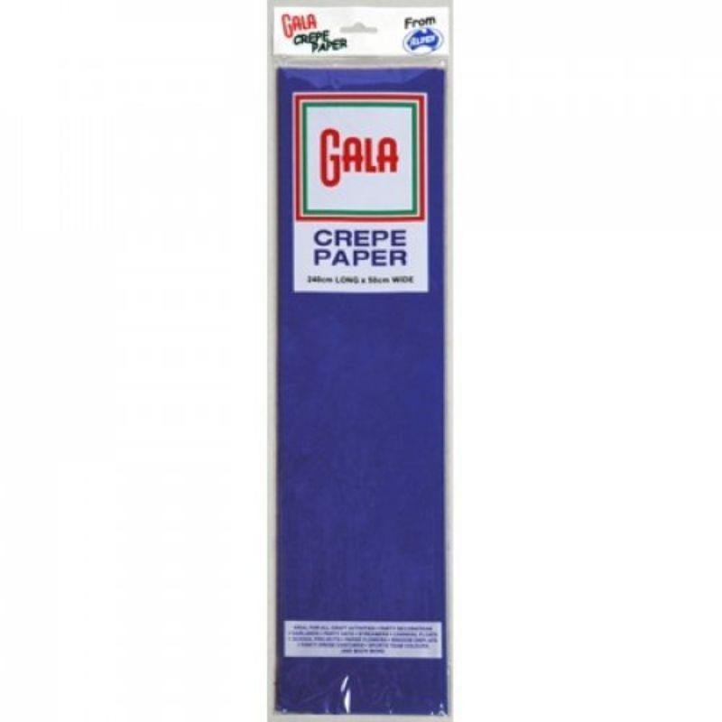 French Blue Gala Crepe Paper - 240cm x 50cm - The Base Warehouse