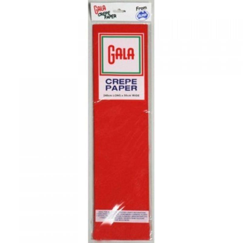 Gala Scarlet Crepe - 100cm x 50cm - The Base Warehouse