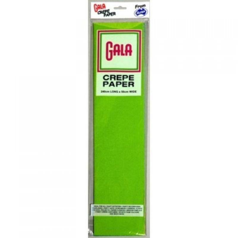 Gala Lime Crepe - 100cm x 50cm - The Base Warehouse