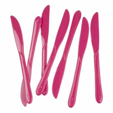 25 Pack Magenta Knives - The Base Warehouse