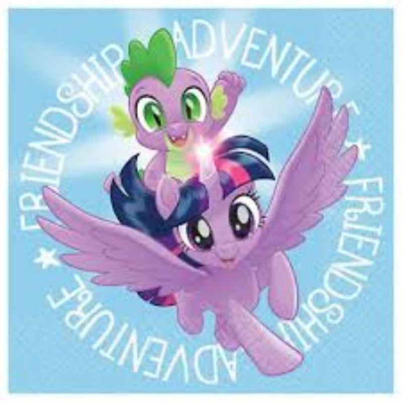 16 Pack My Little Pony Friendship Adventures Beverage Napkins - The Base Warehouse