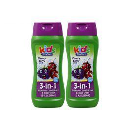 XtraCare Kids 3 in 1 Cherry Berry Shampoo Conditioner & Body Wash - 354ml - The Base Warehouse