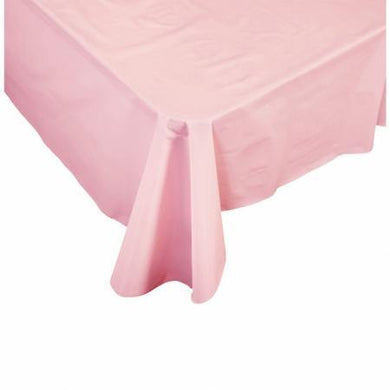 Classic Pink Rectangle Tablecover - 2.7m - The Base Warehouse