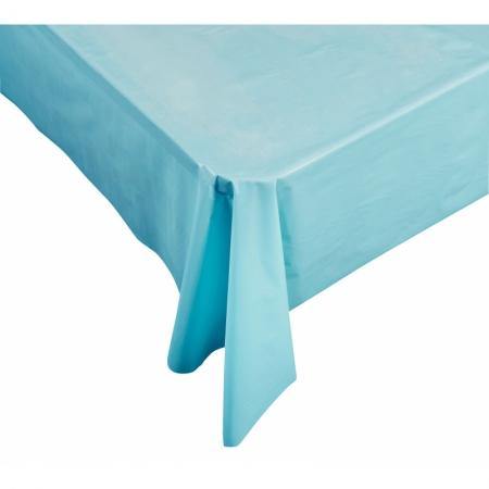 Pastel Blue Rectangle Table Cover - 270cm