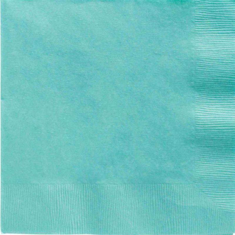 20 Pack Robins Egg Blue Lunch Napkins - 33cm - The Base Warehouse