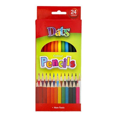 24 Pack Colour Pencils - The Base Warehouse