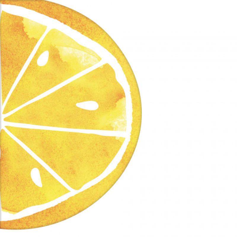 16 Pack Lemon Slice Lunch Napkins - 33cm - The Base Warehouse