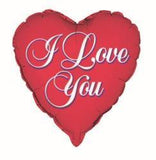 Load image into Gallery viewer, Red I Love You Heart Foil Balloon - 45cm - The Base Warehouse
