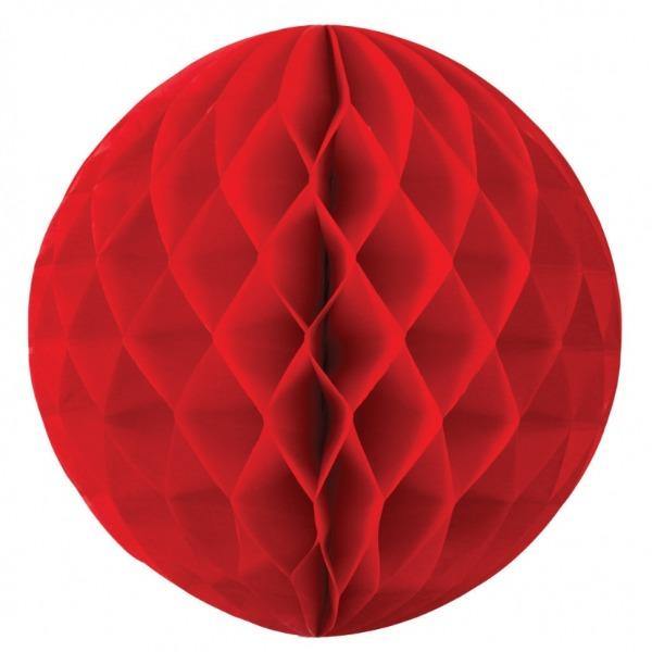 Apple Red Honeycomb Ball - The Base Warehouse