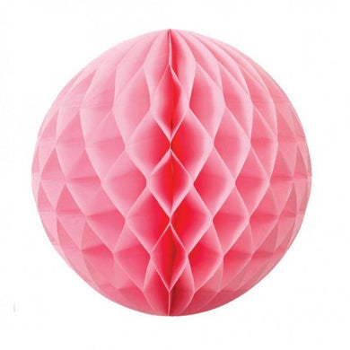 Classic Pink Honeycomb Ball - The Base Warehouse