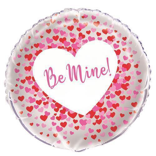Be Mine Hearts Foil Balloon - 46cm