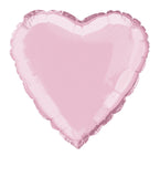 Load image into Gallery viewer, Pastel Pink Heart Foil Balloon - 45cm - The Base Warehouse
