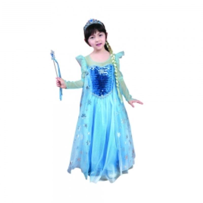Girls Snow Princess Dress