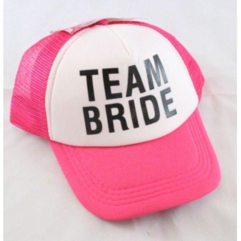 Hot Pink Team Bride Cap - The Base Warehouse