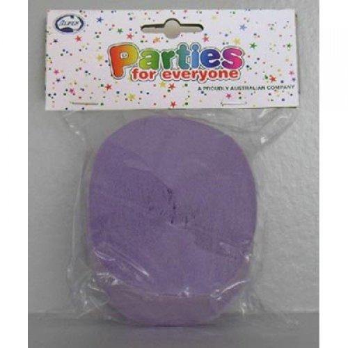 Lilac Crepe Streamer - 30m - The Base Warehouse