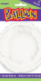Load image into Gallery viewer, White Round Round Foil Balloon - 45cm - The Base Warehouse
