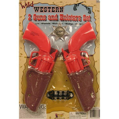 Kids Double Cowboy Gun Set - The Base Warehouse