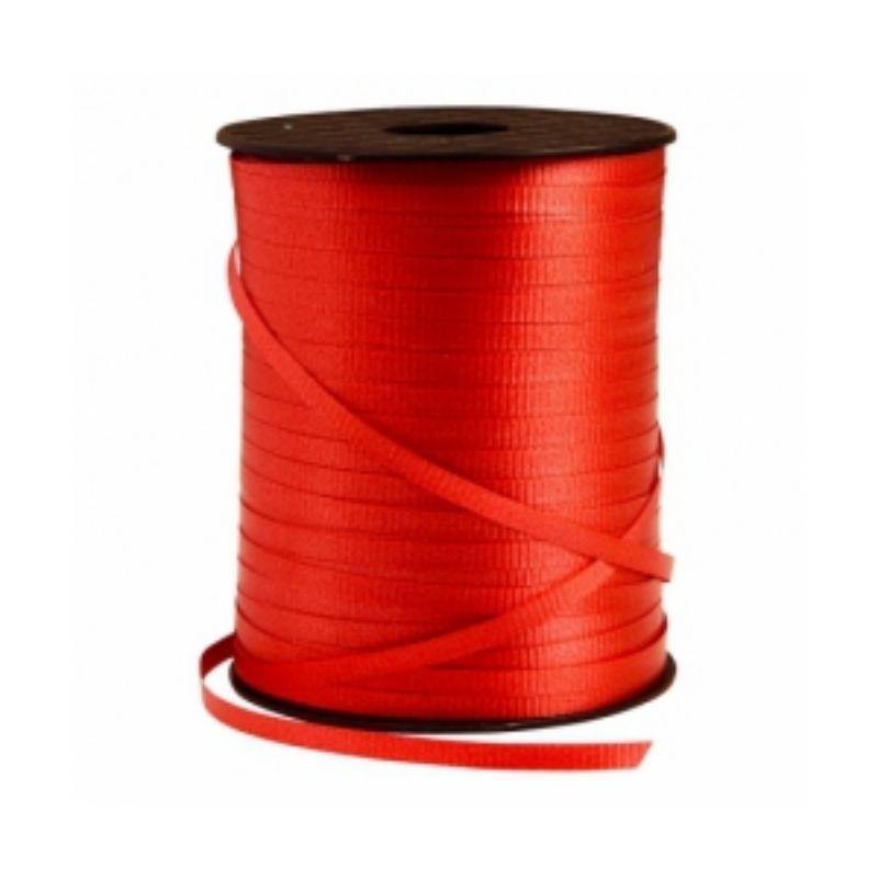 Apple Red Crimped Ribbon Spool - 5mm x 450m - The Base Warehouse