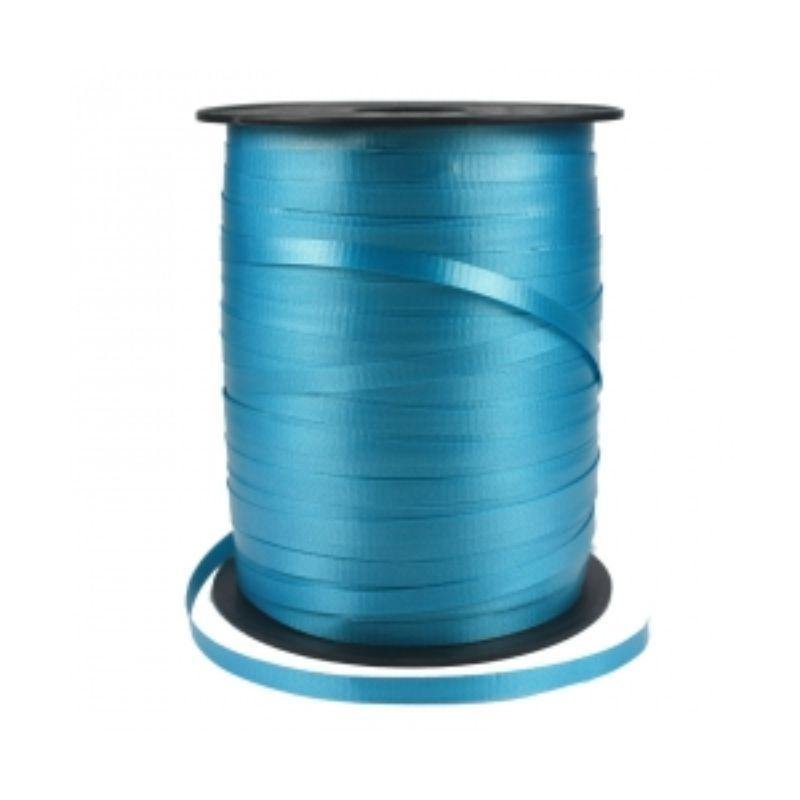 Turquoise Crimped Ribbon Spool - 5mm x 450m - The Base Warehouse