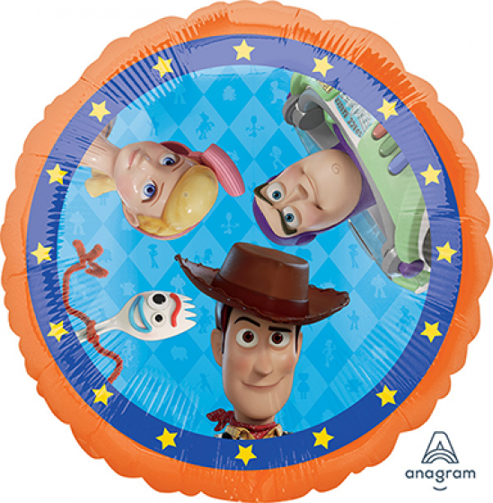 Standard Foil Balloon Toy Story 4 - 45cm - The Base Warehouse