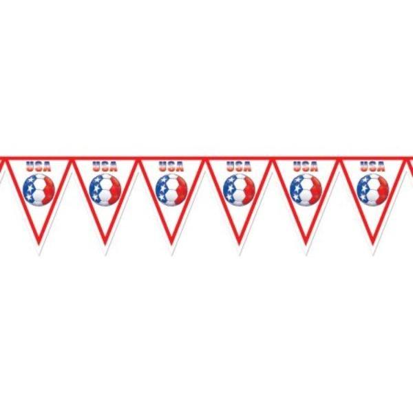Soccer Banner All Weather USA - 28cm x 2.24m - The Base Warehouse
