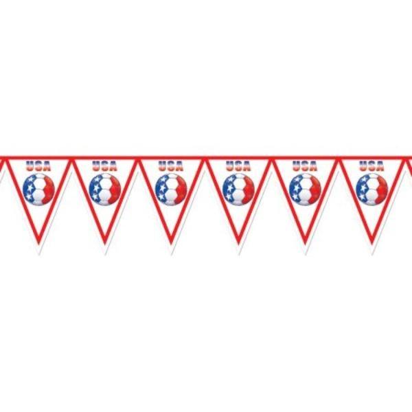 Soccer Banner All Weather USA - 28cm x 2.24m - The Base Warehouse