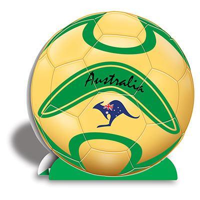 Soccer Ball Centrepiece - Australia 25cm - The Base Warehouse