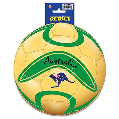 Soccer Ball Cut Out - Australia 25cm