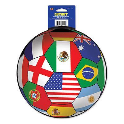 Soccer Ball Cut Out - International 25cm - The Base Warehouse