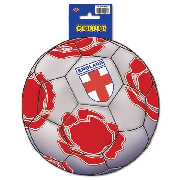 Soccer Ball Cut Out England - 25cm