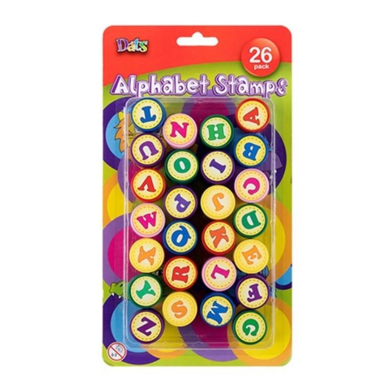 26 Pack Kids Alphabet Stamps