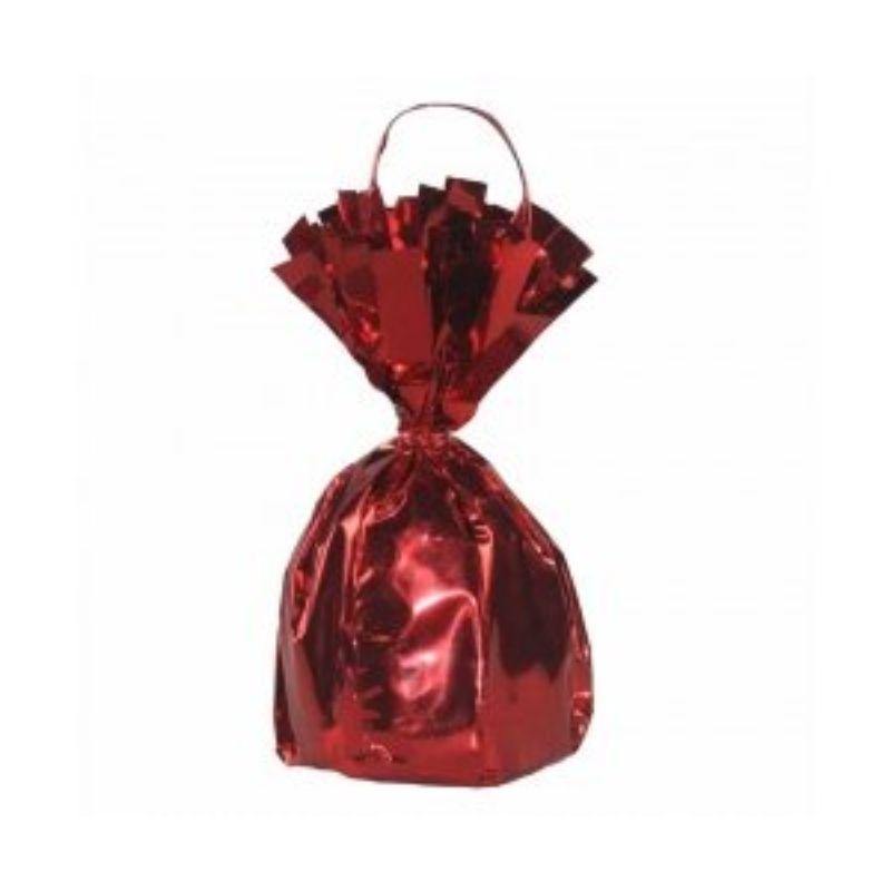 Apple Red Foil Balloon Weight - 185g - The Base Warehouse