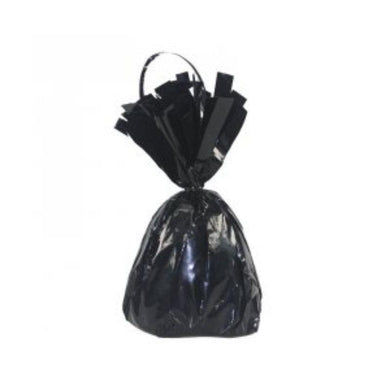 Black Foil Balloon Weight - 185g - The Base Warehouse