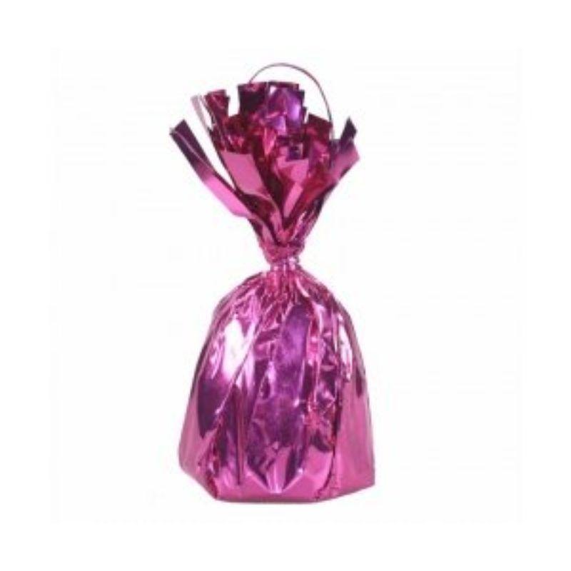 Magenta Foil Balloon Weight - 185g - The Base Warehouse