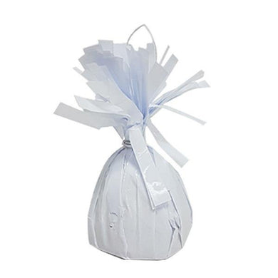 White Foil Balloon Weight - 185g - The Base Warehouse