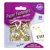 Load image into Gallery viewer, Fastener Brass 19mm 30pk
