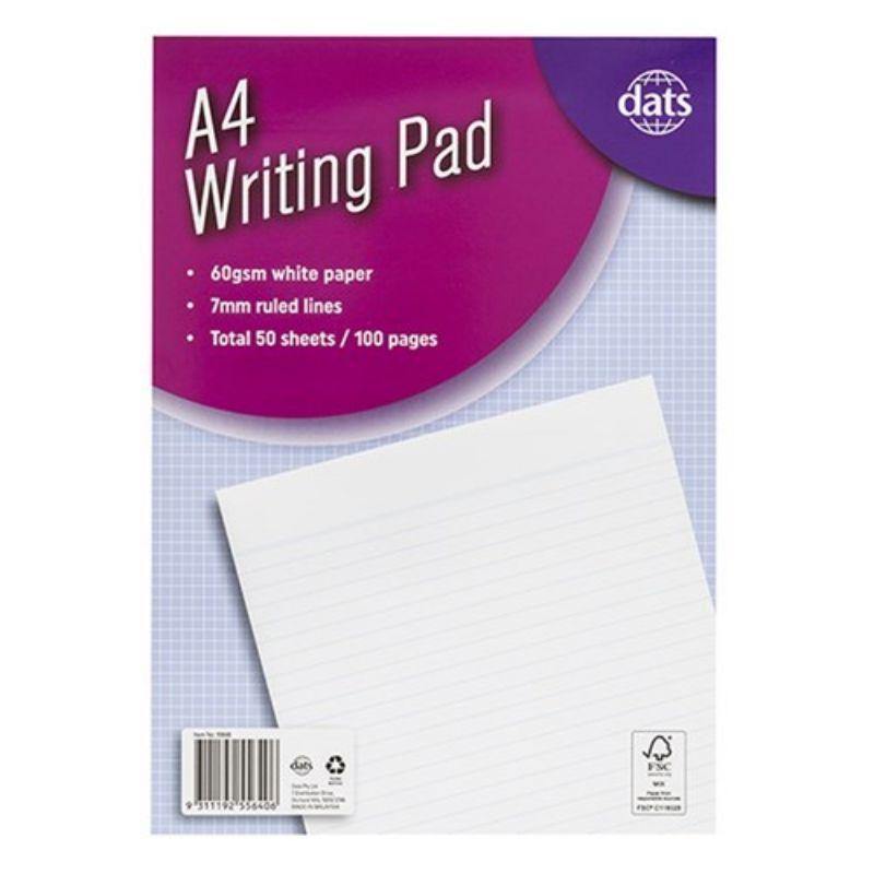 100pg Writing Pads - A4 - The Base Warehouse