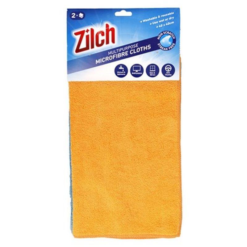 2 Pack Multipurpose Microfibre Cleaning Clothes - 40cm x 40cm