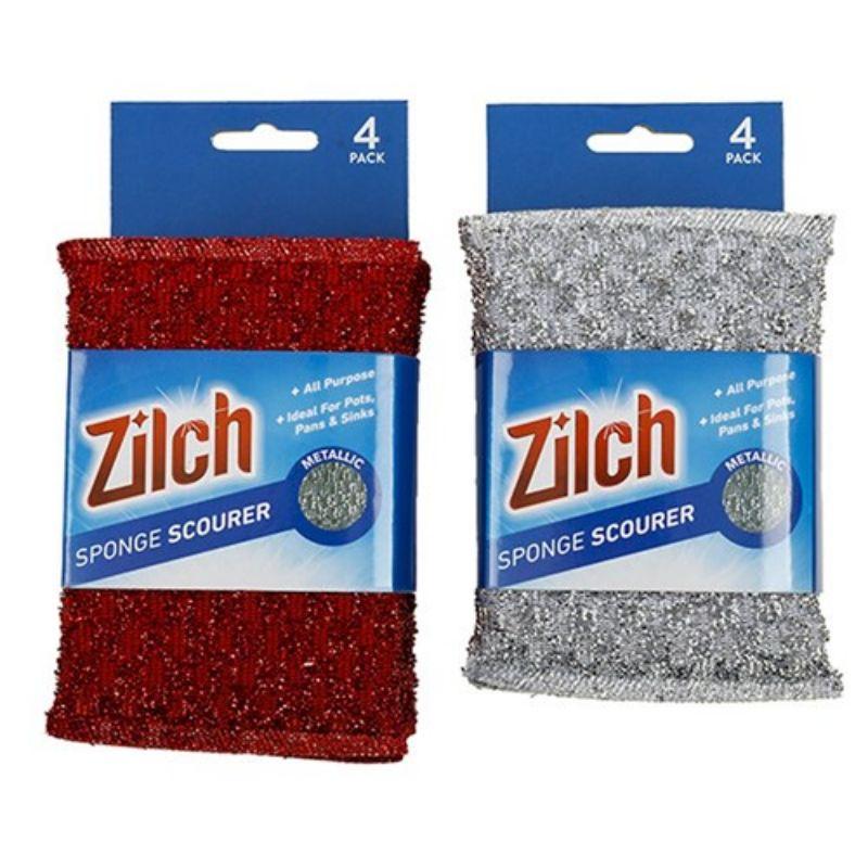 4 Pack Wire Cloth Sponge Scourer