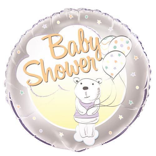 Baby Shower Bear Foil Balloon - 45cm
