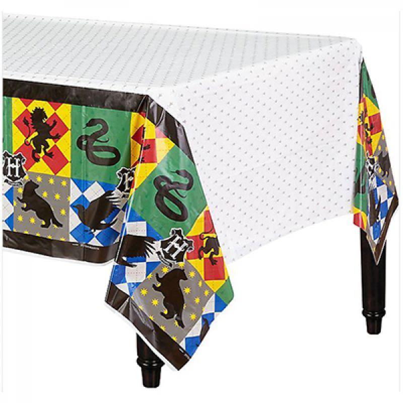 Harry Potter Plastic Table Cover - 1.37m x 2.43m - The Base Warehouse