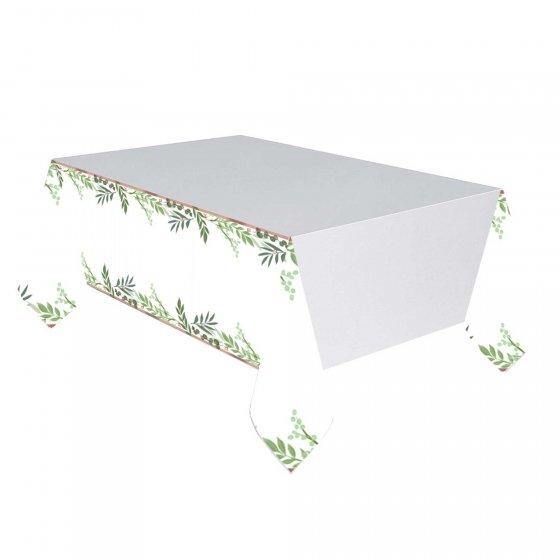 Love & Leaves Paper Tablecover - The Base Warehouse