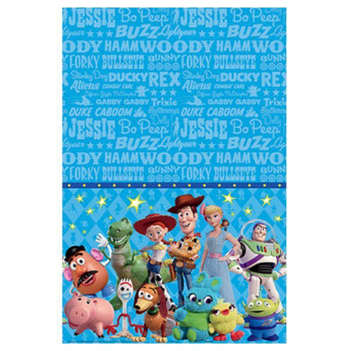 Toy Story 4 Plastic Tablecover - 1.37m x 2.43m - The Base Warehouse