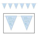 Load image into Gallery viewer, Baby Boy Pennant Banner - 3.6m - The Base Warehouse
