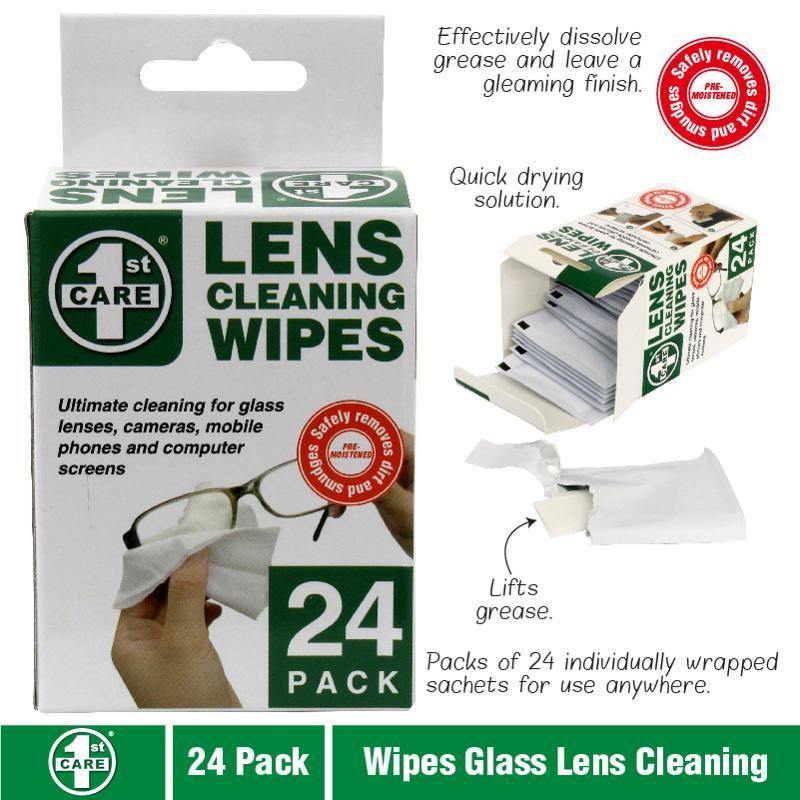 24 Pack Glass Lens Cleaning Wipes