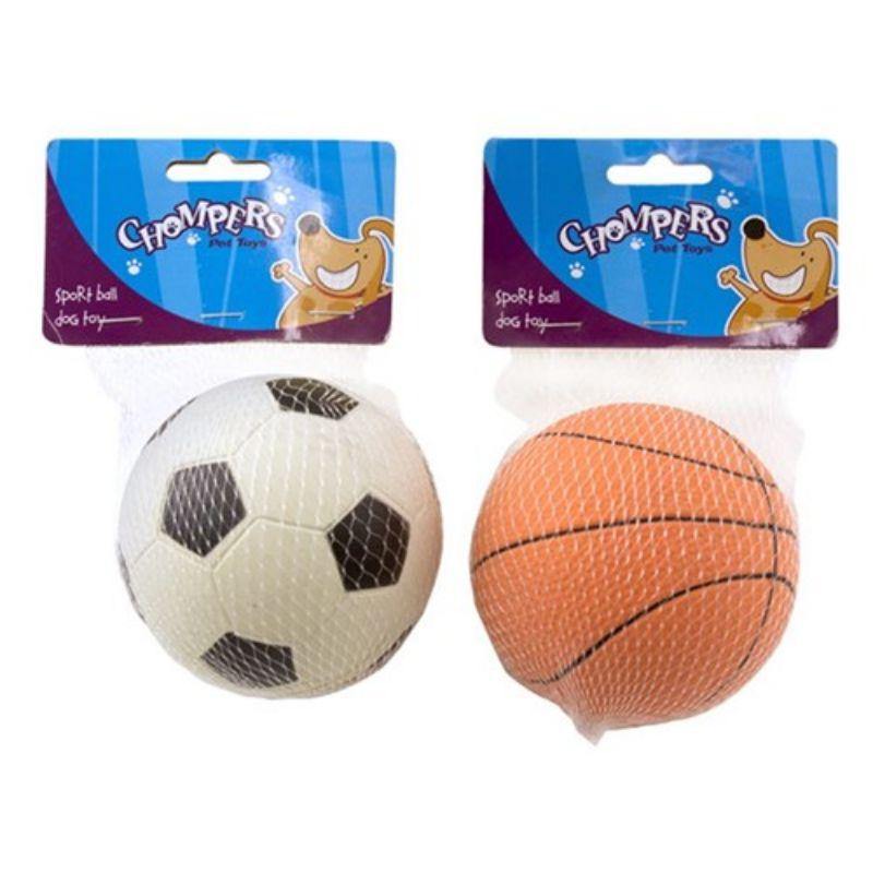 Sports Ball Dog Toy - 9cm - The Base Warehouse